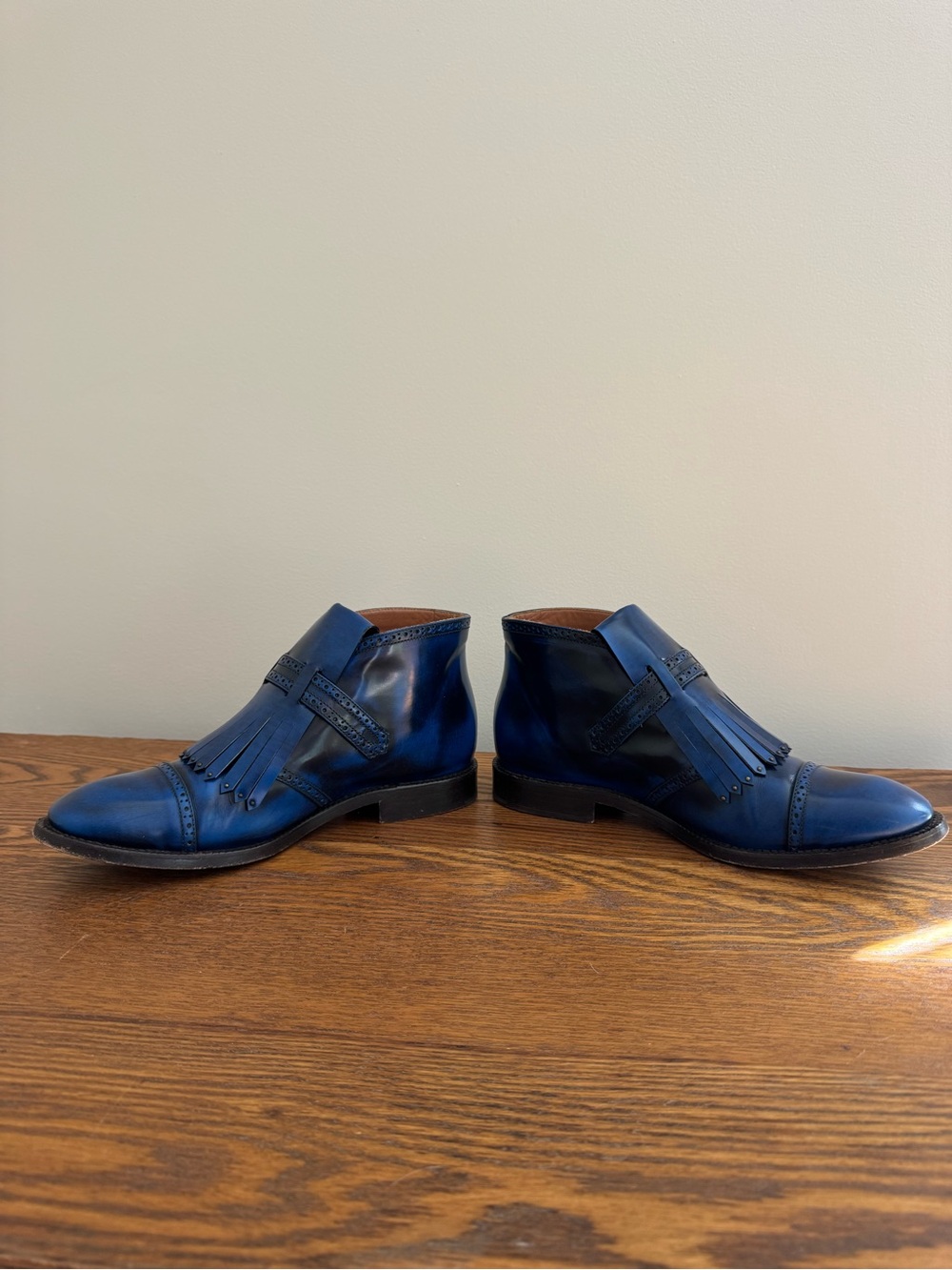 Fringed Monk Strap Women’s Dress Shoes - Picture 4 of 8